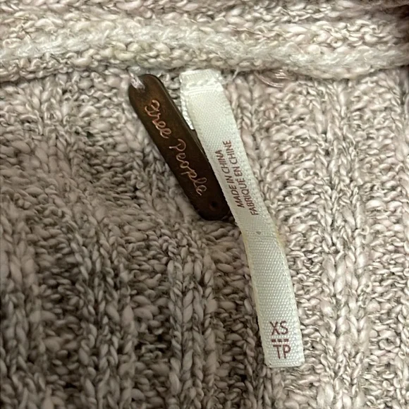 Free People 'Skylight' Rib-Knit Long Cardigan Sweater, Morning Oat XS - Picture 13 of 14